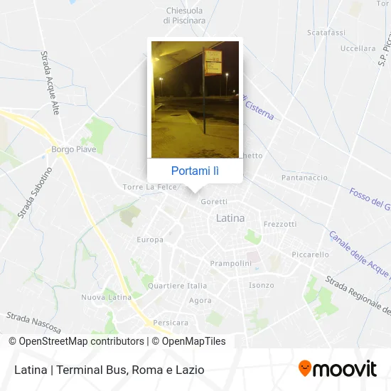Mappa Latina | Terminal Bus