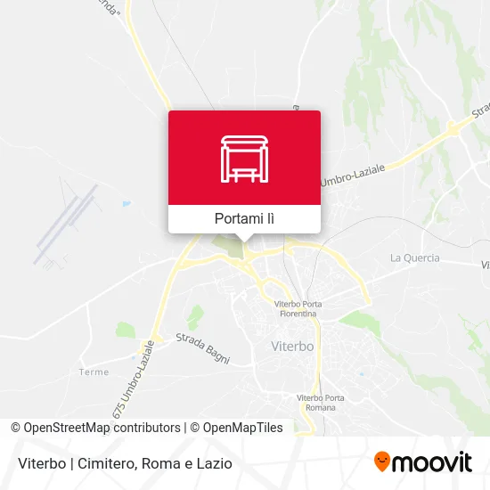 Mappa Viterbo | Cimitero