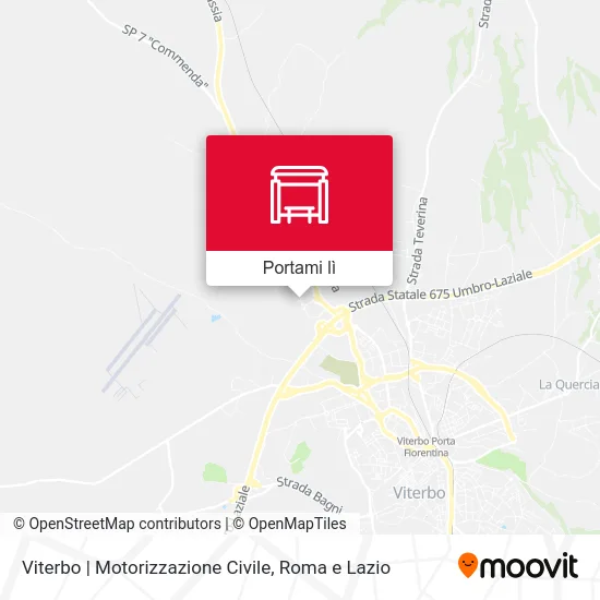 Mappa Viterbo | Motorizzazione Civile