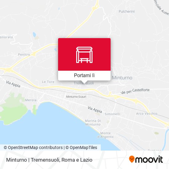 Mappa Minturno | Tremensuoli