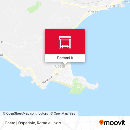 Mappa Gaeta | Ospedale