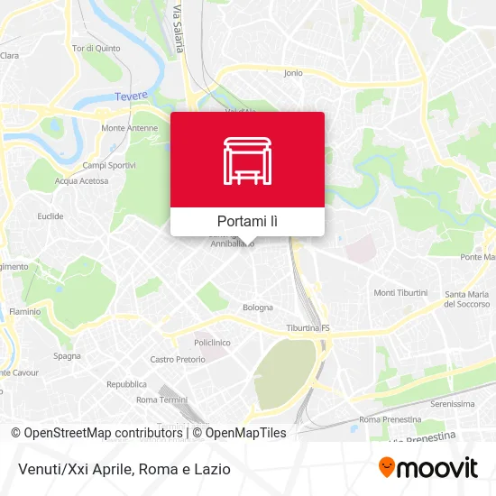 Mappa Venuti/Xxi Aprile
