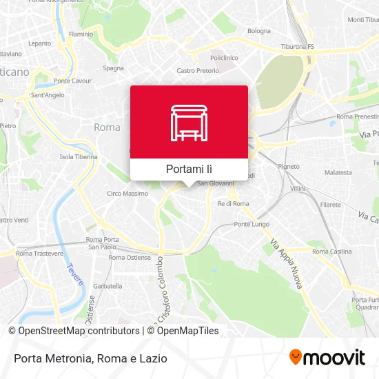 Mappa Porta Metronia