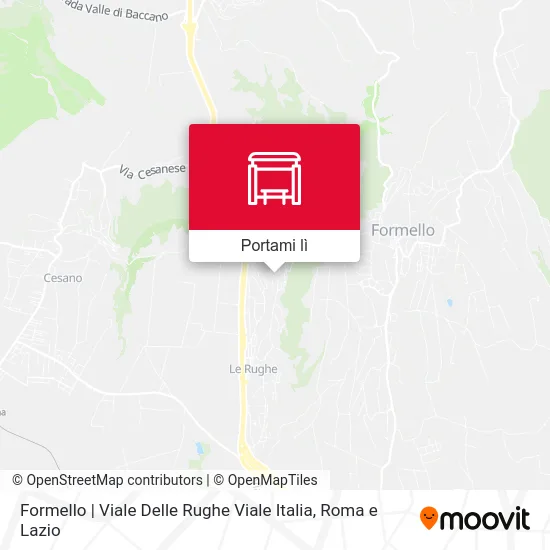 Mappa Formello | Viale Delle Rughe Viale Italia