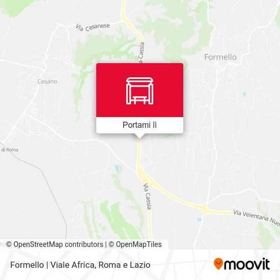 Mappa Formello | Viale Africa