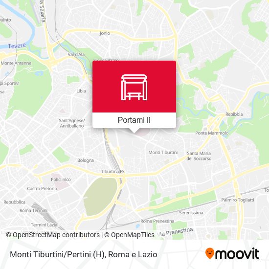 Mappa Monti Tiburtini/Pertini (H)