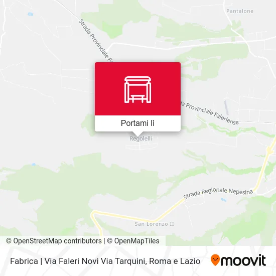 Mappa Fabrica | Via Faleri Novi Via Tarquini