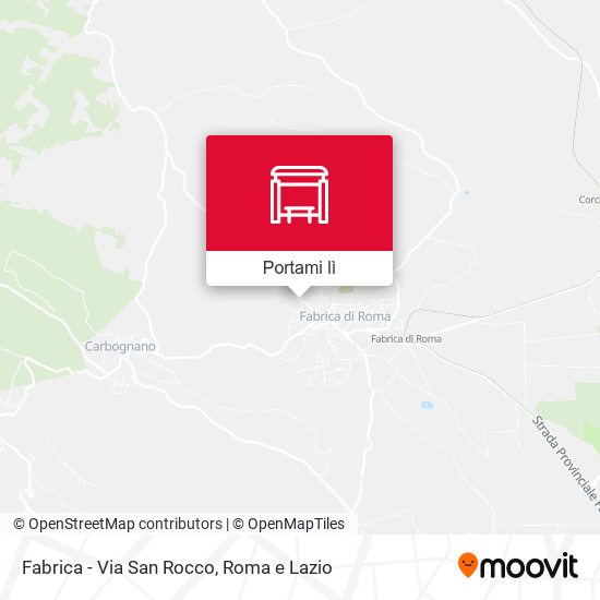 Mappa Fabrica - Via San Rocco