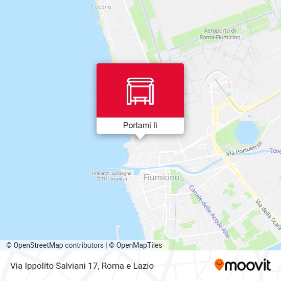 Mappa Via Ippolito Salviani 17