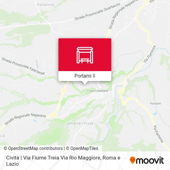 Mappa Civita | Via Fiume Treia Via Rio Maggiore