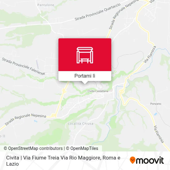 Mappa Civita | Via Fiume Treia Via Rio Maggiore