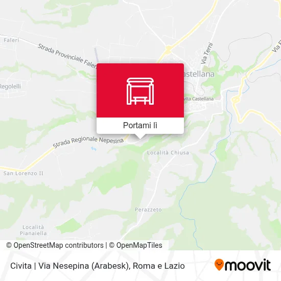 Mappa Civita | Via Nesepina (Arabesk)