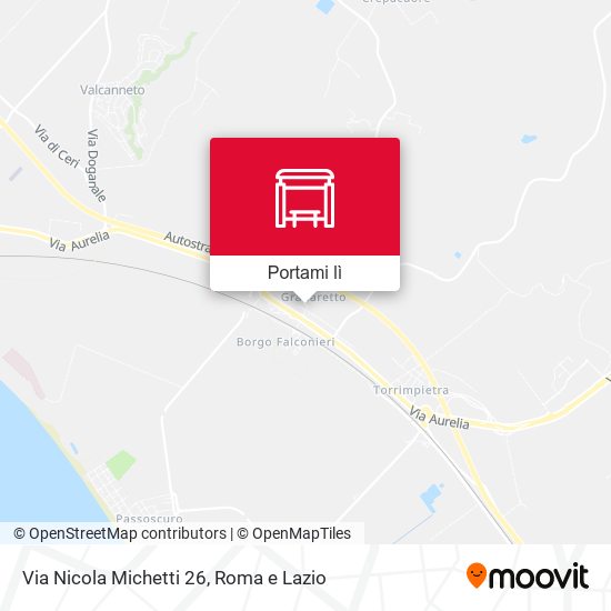Mappa Via Nicola Michetti 26