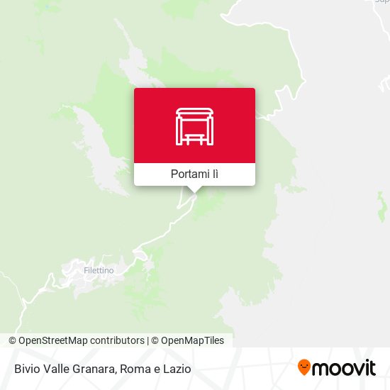 Mappa Bivio Valle Granara