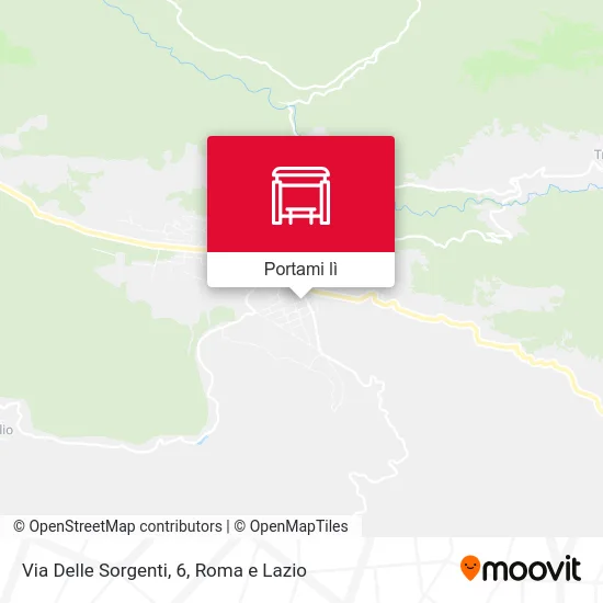 Mappa Via Delle Sorgenti, 6