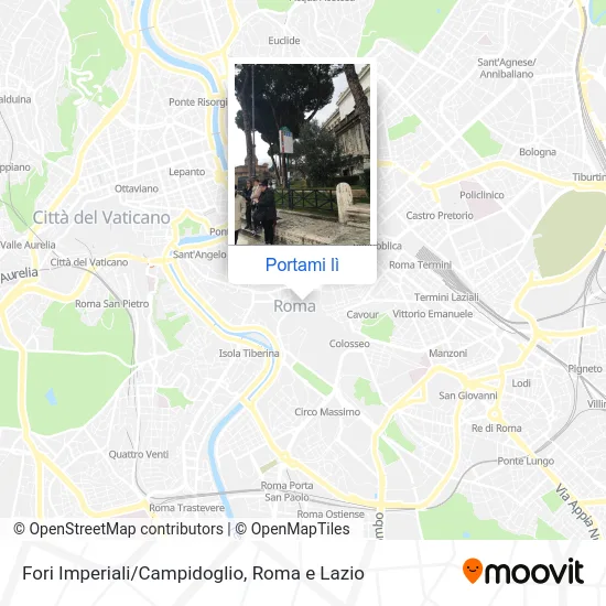 Mappa Fori Imperiali/Campidoglio