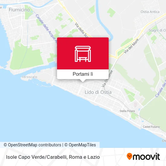 Mappa Isole Capo Verde/Carabelli