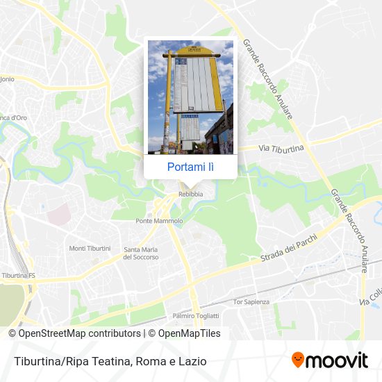 Mappa Tiburtina/Ripa Teatina