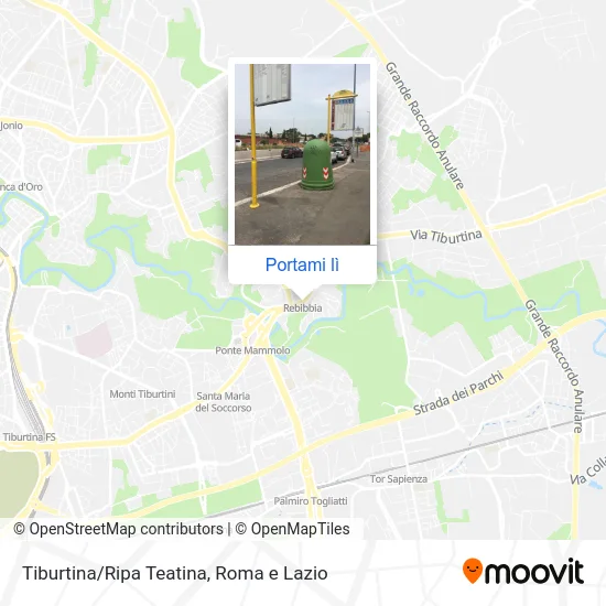 Mappa Tiburtina/Ripa Teatina