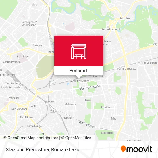 Mappa Stazione Prenestina