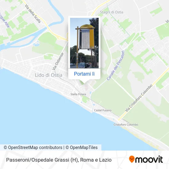 Mappa Passeroni/Ospedale Grassi (H)