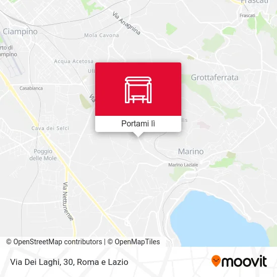 Mappa Via Dei Laghi, 30