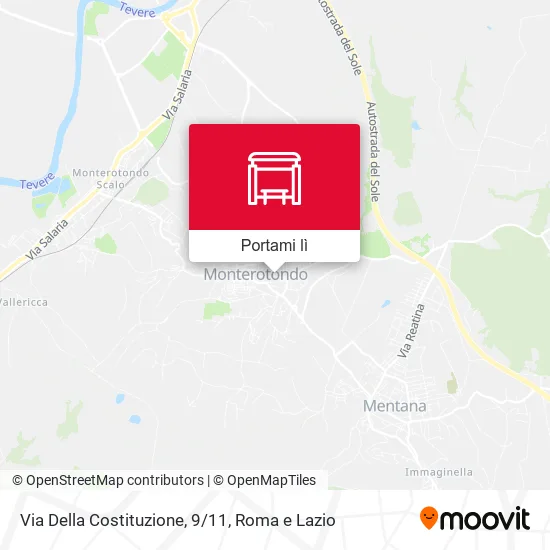 Mappa Via Della Costituzione, 9/11