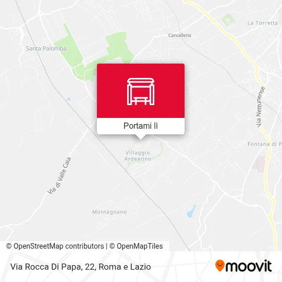 Mappa Via Rocca Di Papa, 22