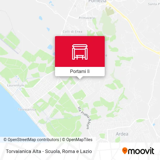 Mappa Torvaianica Alta - Scuola