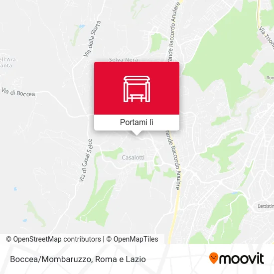 Mappa Boccea/Mombaruzzo