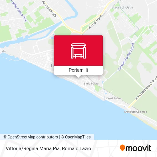 Mappa Vittoria/Regina Maria Pia