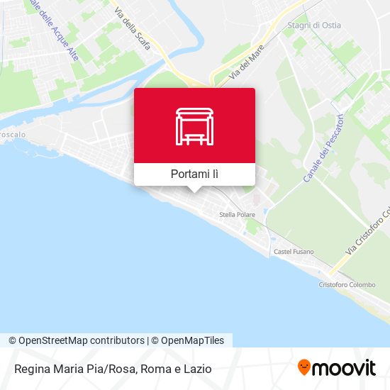 Mappa Regina Maria Pia/Rosa