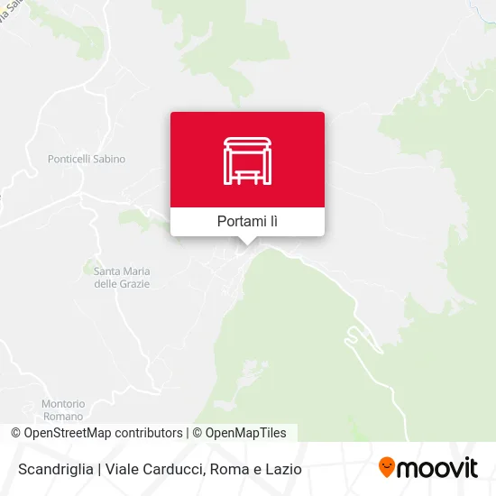 Mappa Scandriglia | Viale Carducci