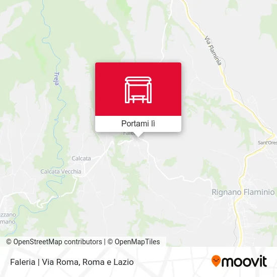 Mappa Faleria | Via Roma