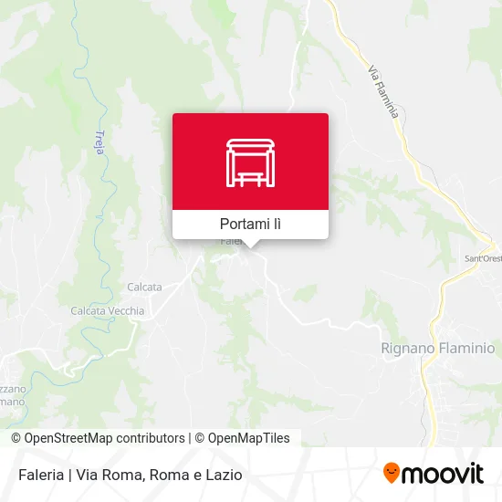 Mappa Faleria | Via Roma