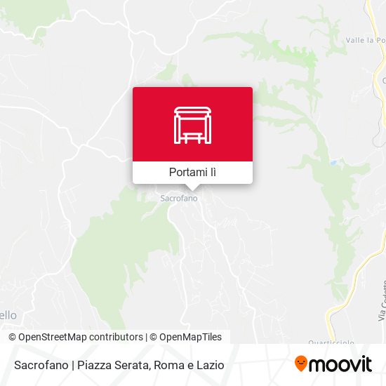 Mappa Sacrofano | Piazza Serata