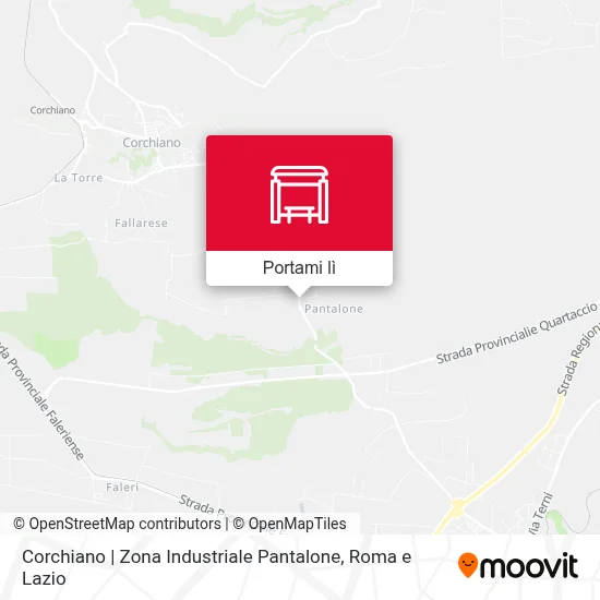 Mappa Corchiano | Zona Industriale Pantalone