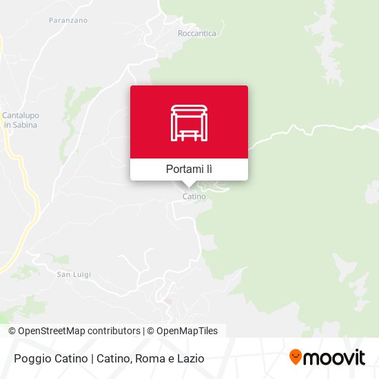 Mappa Poggio Catino | Catino