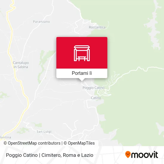 Mappa Poggio Catino | Cimitero
