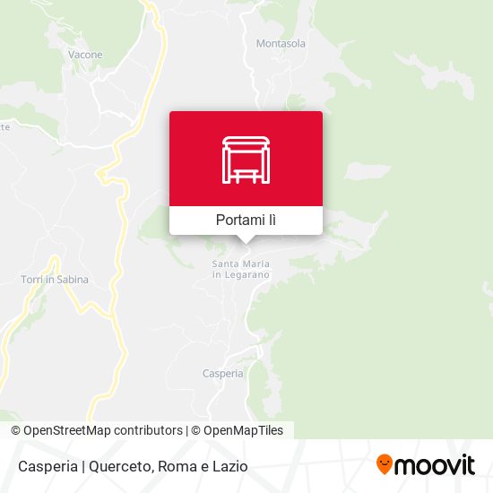 Mappa Casperia | Querceto