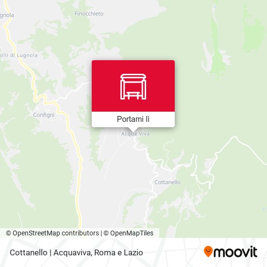 Mappa Cottanello | Acquaviva