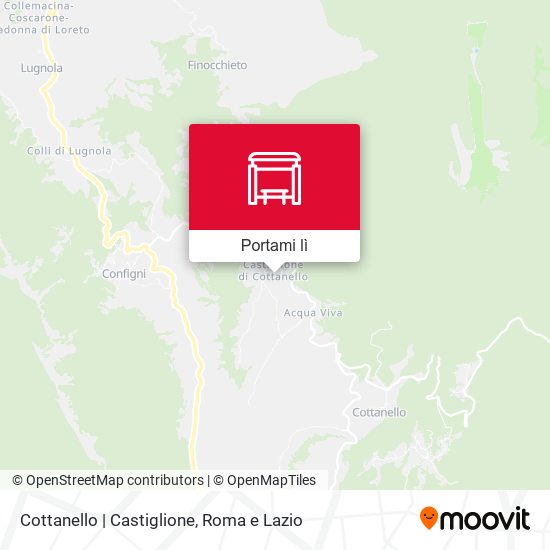 Mappa Cottanello | Castiglione