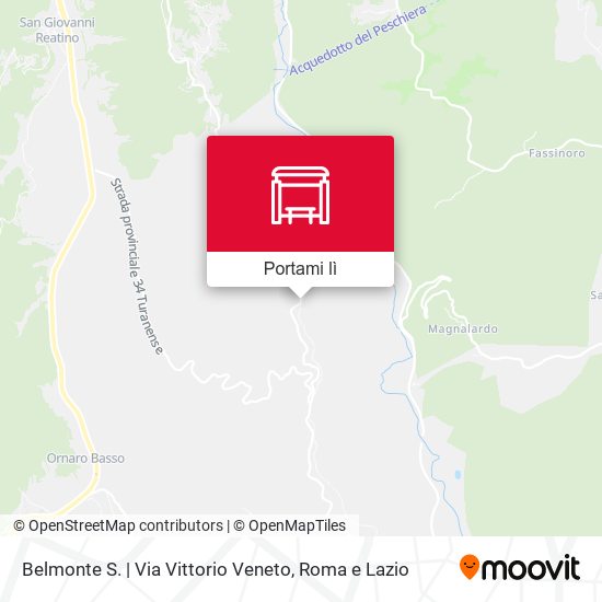 Mappa Belmonte S. | Via Vittorio Veneto