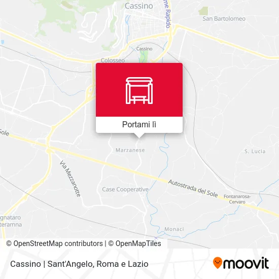 Mappa Cassino | Sant'Angelo