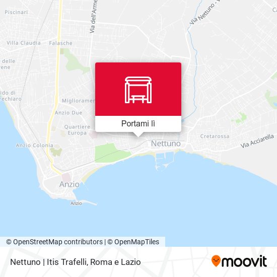 Mappa Nettuno | Itis Trafelli