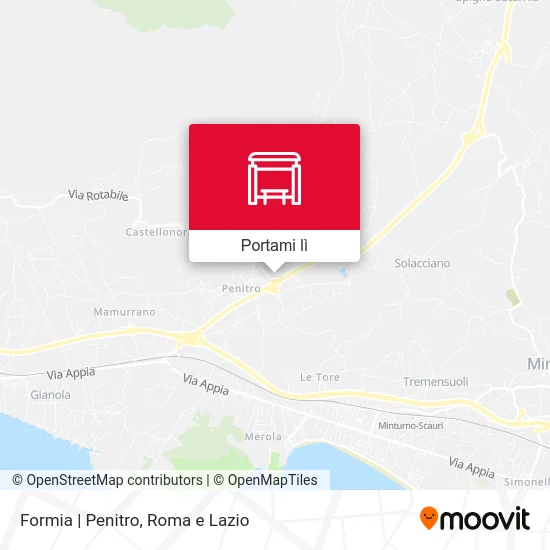Mappa Formia | Penitro