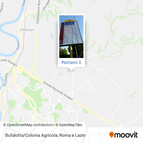 Mappa Bufalotta/Colonia Agricola