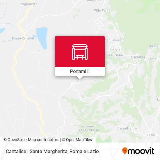 Mappa Cantalice | Santa Margherita
