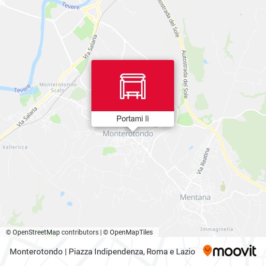 Mappa Monterotondo | Piazza Indipendenza