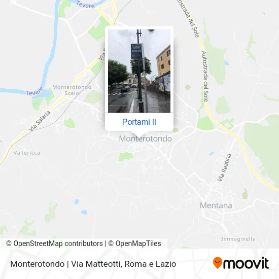 Mappa Monterotondo | Via Matteotti